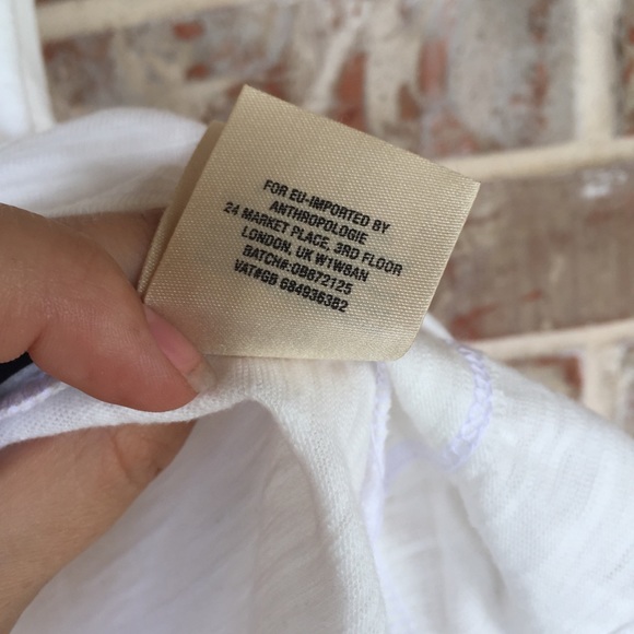 NEW ANTHRO Maeve Poinsot Ruffle-Back Cream Tank XS - Picture 8 of 16